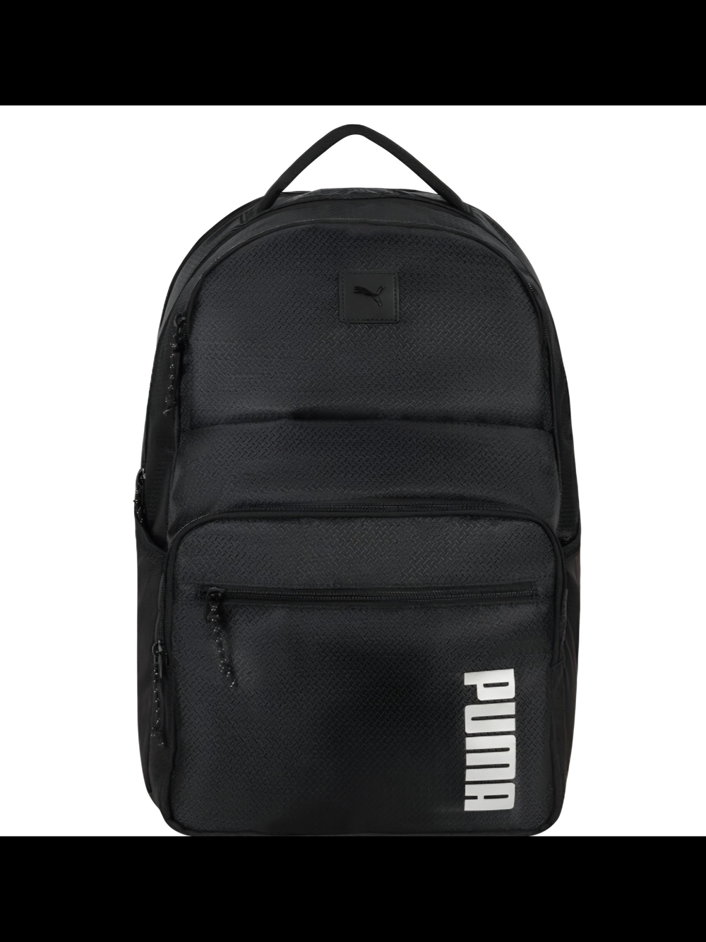 Puma Black Backpack with White Logo
